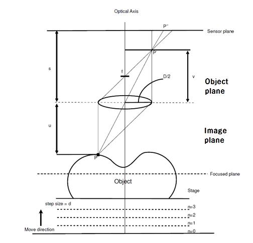 Image formation in SFF system