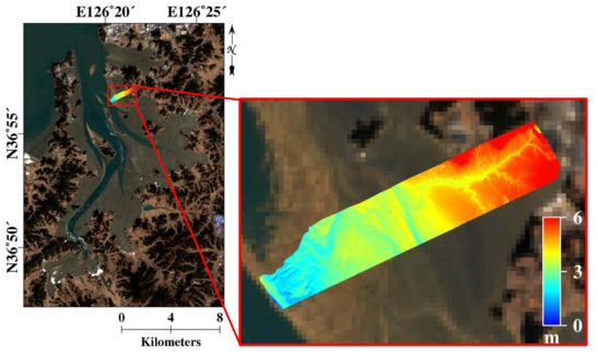 가로림만 갯벌의 UAV 기반 DEM