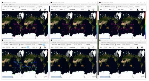 TuPiX OC를 이용한 위성 데이터 가시화 예