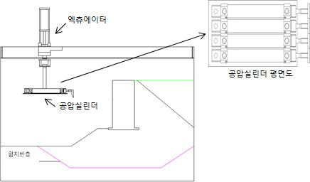 굴착장비 조립도