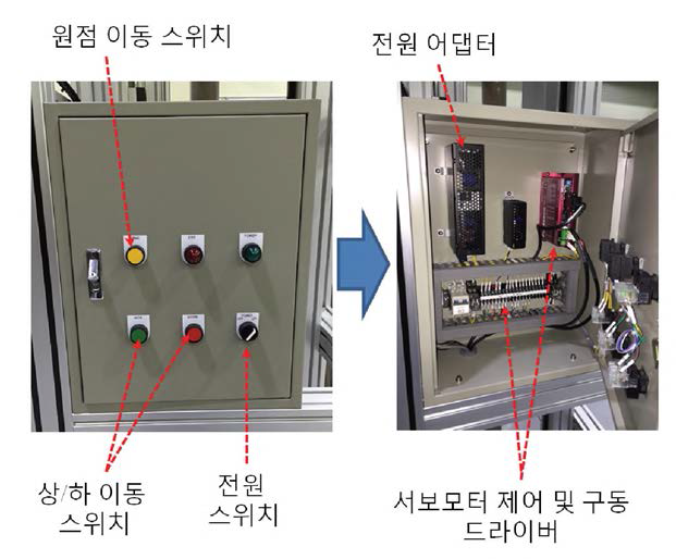 서보모터 수동 제어장치