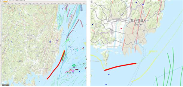 Shallow-water seismic survey data acquired from the southeastern coast of the East sea