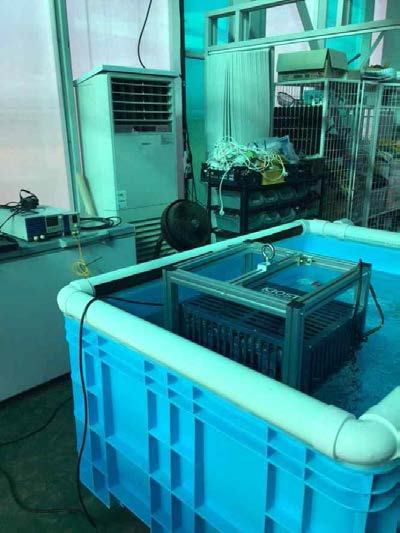 해수배터리 시스템의 제주도 고염분수 활용 실험