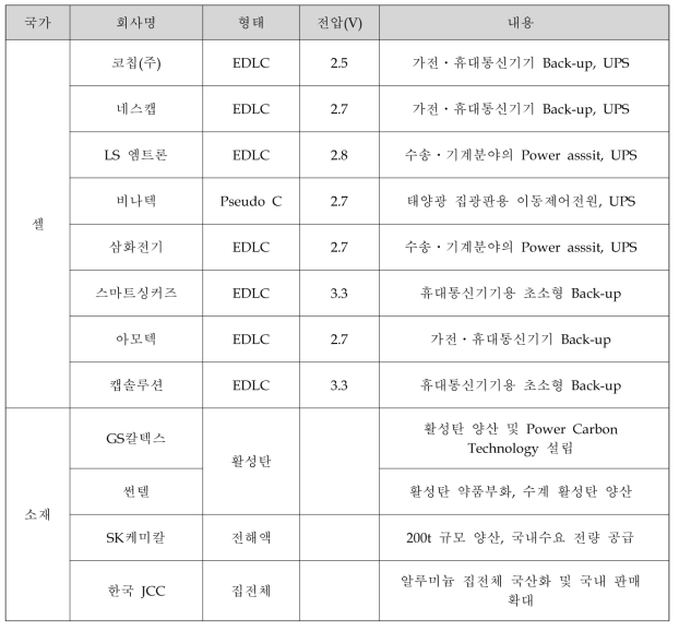 국내 기업의 개발 동향