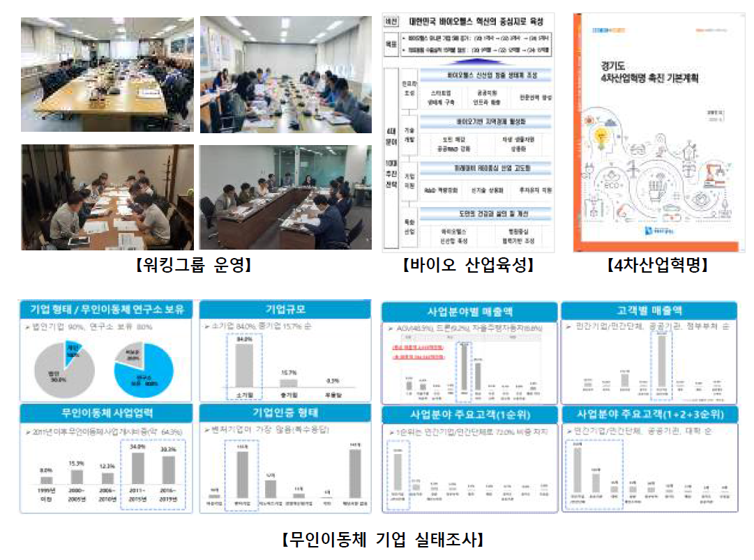 워킹그룹 운영을 통한 대표과제 발굴 및 기본계획 수립