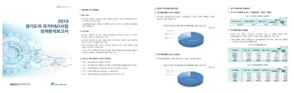 경기도의 국가R&D사업 성과분석보고서