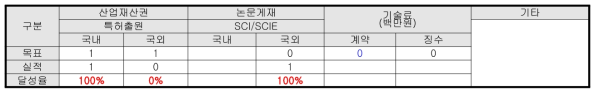 1차 년도 정량적 성과