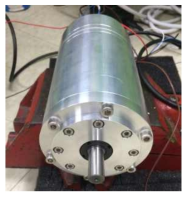 속도 벡터 제어 시 험용 고속 스핀들 모터(GEM 제작, 40,000 rpm / 1.5kW, Lenord+Bauer 속도 센서)