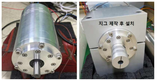 속도 제어 시험용 모터 (40krpm, 1.5kW, 유도전동기)