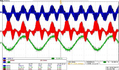 인버터 U상 출력 파형
