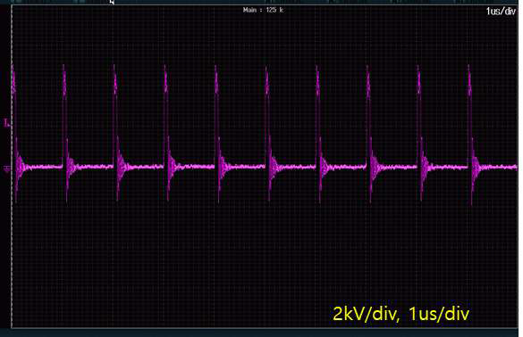 5kV, 1MHz 동작 파형