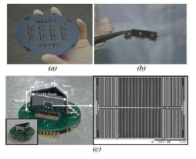 참고문헌 자료: 제작된 3D MEMS EFS