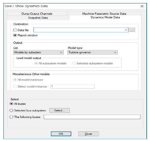 Save/Show Dynamics Data