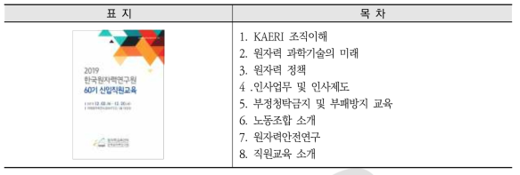 2019년 신입직원교육