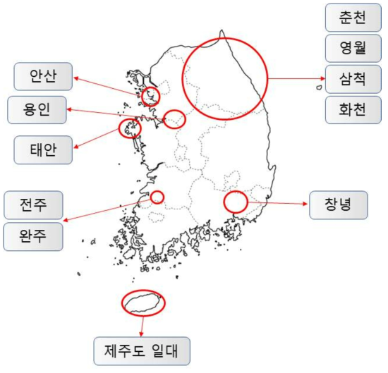 전국 연구 지역