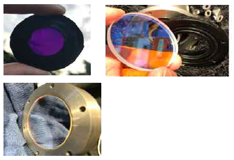 DMS 관측을 위한 다양한 광학 필터 효율 테스트 (395nm FGUV3 filter, 400nm short-pass filter, 420nm dichroic filter)
