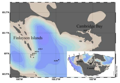 연구 지역 (Cambridge Bay, Nunavut, Canada, Arctic)