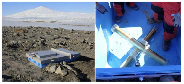 Search Coil Magnetometer installed at Jang Bogo Station, Antarctica in Feb. 2016 to observe the Earth’s magnetic field in the polar region