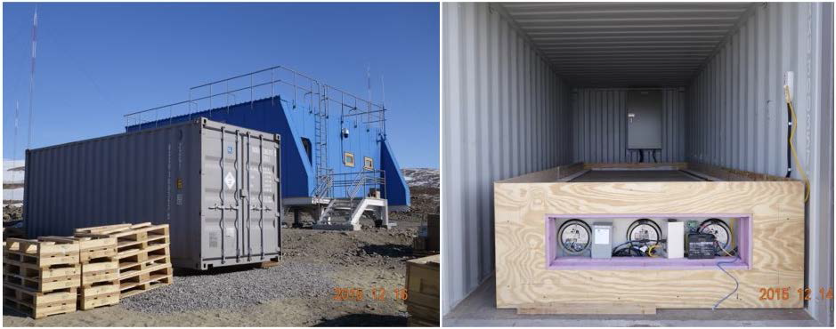 Neutron monitor has been installed at Jang Bogo Station, Antarctica in the 2015-2016 summer season and it will be completed in the 2017-2018 summer season