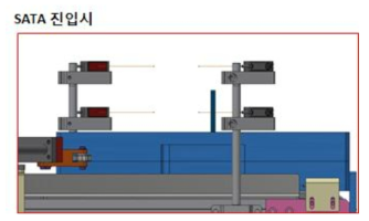 하부 센서 감지시 SATA 진입