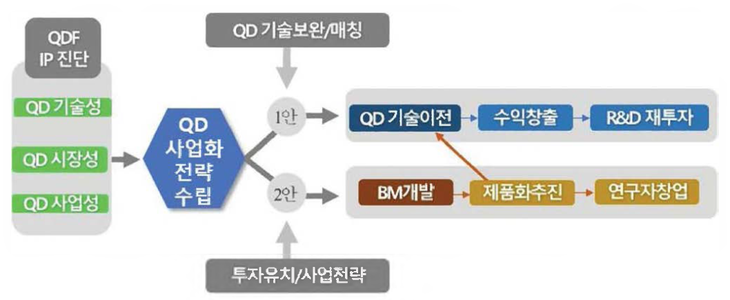 QD-Ink 및 QLED-다운라이트 사업화 추진 전략