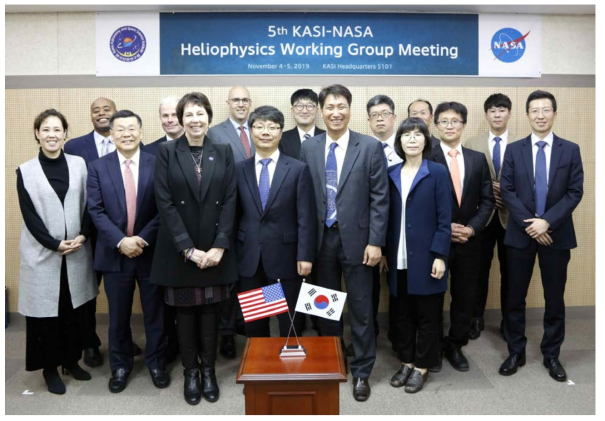 KASI-NASA 워킹그룹 회의(2019년 11월 4-5일)