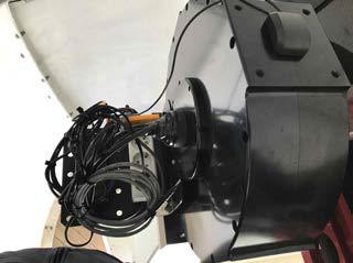 CCD 카메라 어댑터용 거치대를 마운트에 설치한 모습