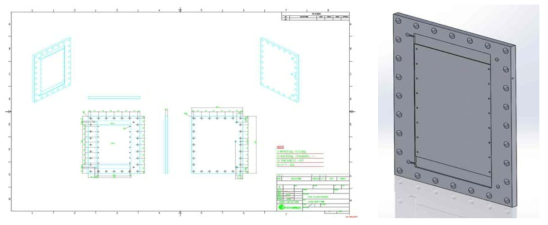 Anode end plate 설계도