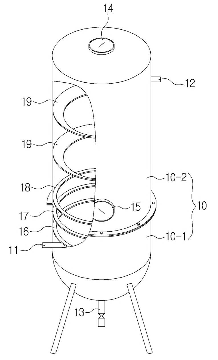 편류현상을 방지하기 위한 일체형 흡착탑 특허
