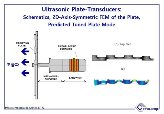 본 과제에서 개발된 Plate Transducer: ATILA Simulation을 통한 구조 설계