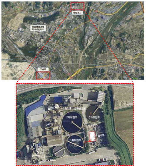 대한제지 주변 환경 및 폐수처리장 전경
