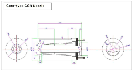 코어형 노즐 도면