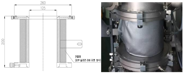 변경 전 챔버 도면 및 실사