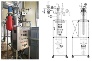 열수가압기반 활성탄 재생장치