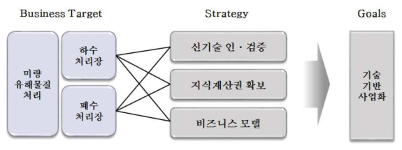 사업화 전략 개념도