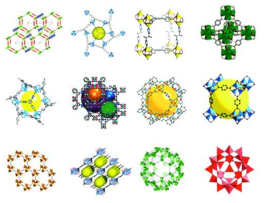 다양한 종류의 MOF