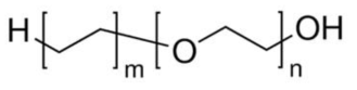 Polyethlene-block-poly(ethylene glycol) (PE-b-PEG) 구조식