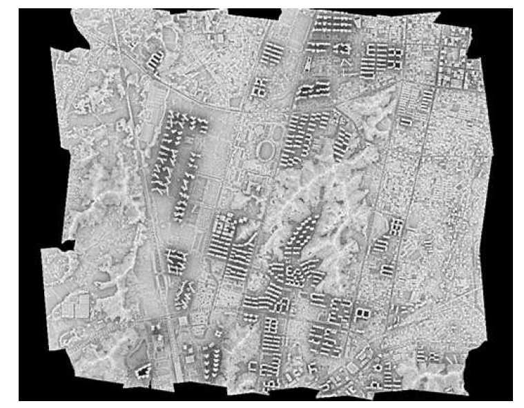 항공 LiDAR 데이터 기반 음영지도