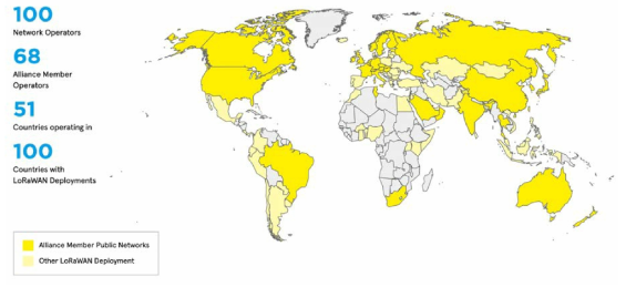LoRa Alliance 글로벌 현황