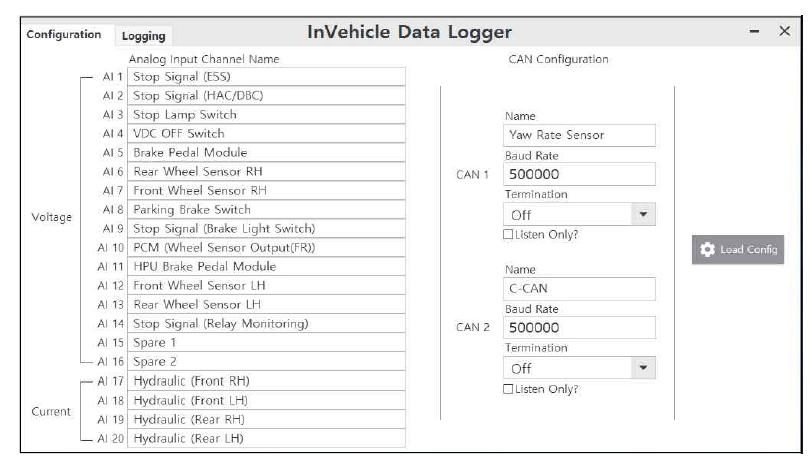 InVehicle Data Logger [Configuration]