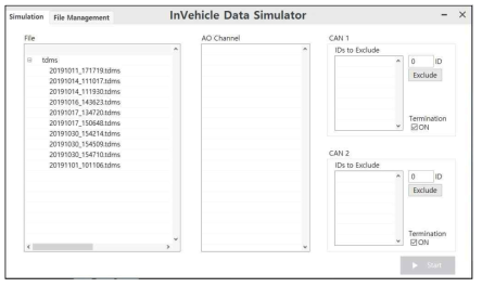 InVehicle Data Simulator