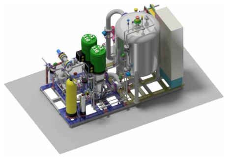 수냉 펌프 시스템 3D 모델링