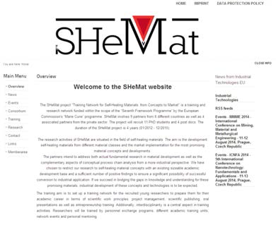 SHeMat Project 홈페이지