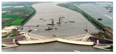 Maeslant Barrier (출처: New Waterway Storm Surge Barrier (http://www.world66.com/))