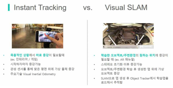 주요 AR SDK 비교