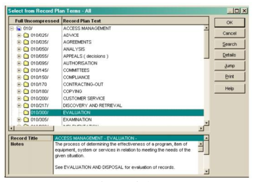 NAA 기록분류도구 그림출처 : Overview of Classification Tools for Records Management, NAA, 2003 http://www.naa.gov.au/Images/classifcation%20tools_tcm16-98581.pdf