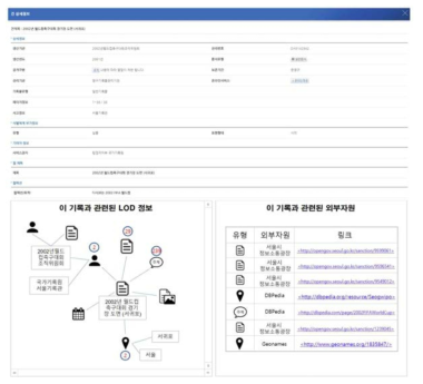 시맨틱 검색결과 인터페이스