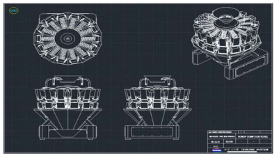 Assembly auto weight checker layout