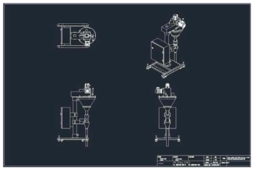 분말충진기 Unit 설계도면