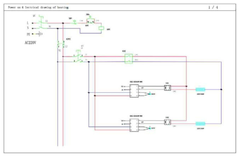 Heating Power 전기도면